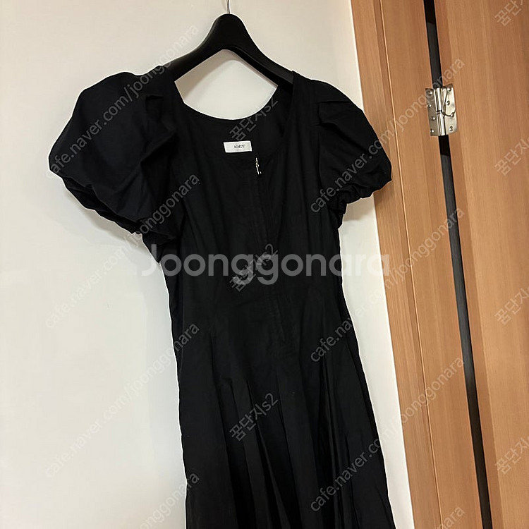 Aumuu 오뮤 원피스 벌룬 퍼프소매 결혼식 하객룩 직...--3