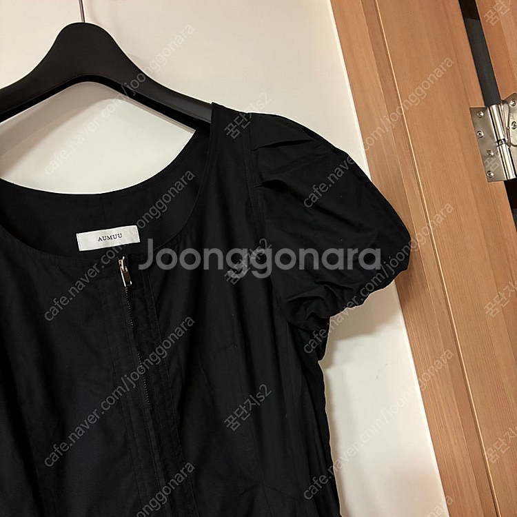 Aumuu 오뮤 원피스 벌룬 퍼프소매 결혼식 하객룩 직...--5