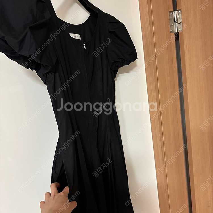 Aumuu 오뮤 원피스 벌룬 퍼프소매 결혼식 하객룩 직...--6