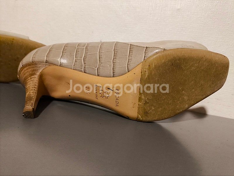 245mm 37.5 에스까다 구두 힐--6