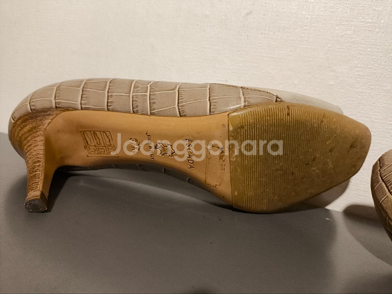 245mm 37.5 에스까다 구두 힐--7
