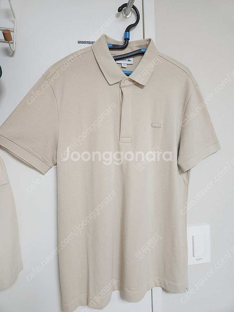 (새상품) 라코스테 파리폴로 카라티 - 베이지 4siz...--1