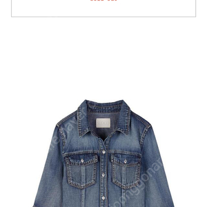 삽니다) 더버터크림 Vintage washed denim shirt 이미지