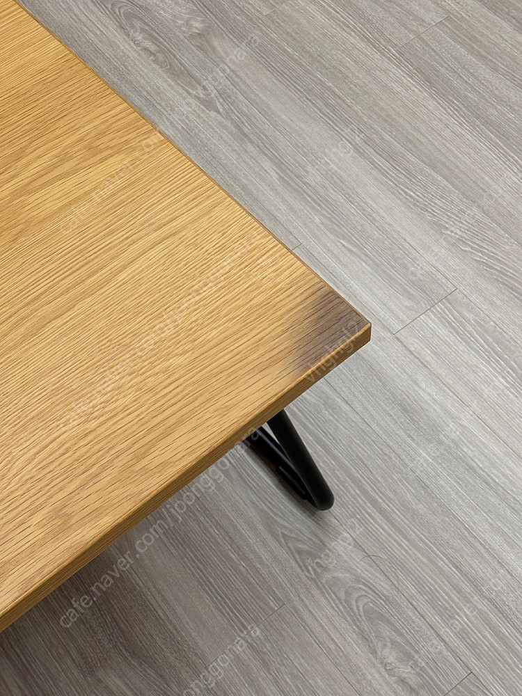 무인양품 접이식 로우 좌식테이블 떡갈나무--8