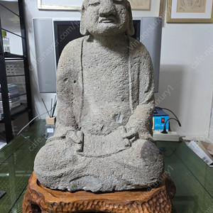 에도시대 진품 일본 불상, 석조 관륵대사상