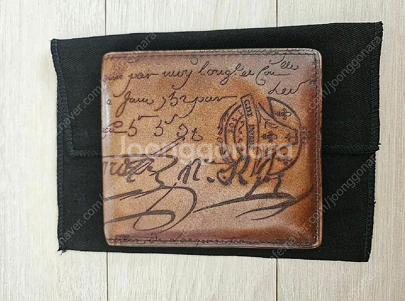 벨루티 마코레 스크리토 반지갑 (인장 초A급)--4