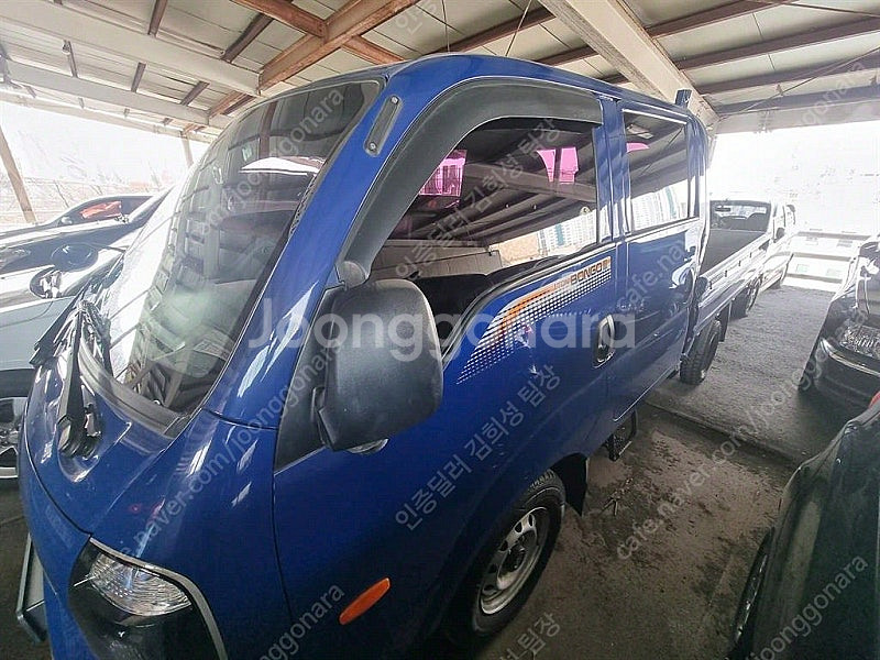 중고 봉고3 카고 1톤 더블캡 파란색 2016년식 1....--9