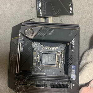 msi z490i 유니파이 부품용 고장 메인보드 팝니다