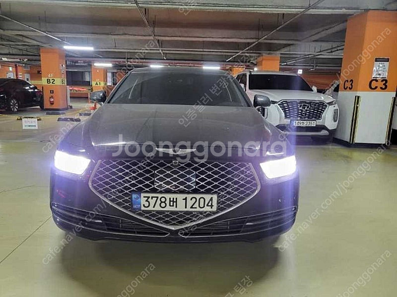 제네시스 G90 중고차 가격 제네시스 중고 검정색 20...--0