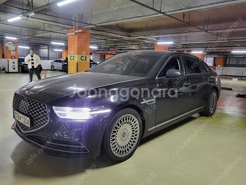 제네시스 G90 중고차 가격 제네시스 중고 검정색 20...--2