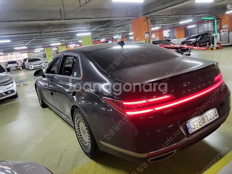 제네시스 G90 중고차 가격 제네시스 중고 검정색 20...--5