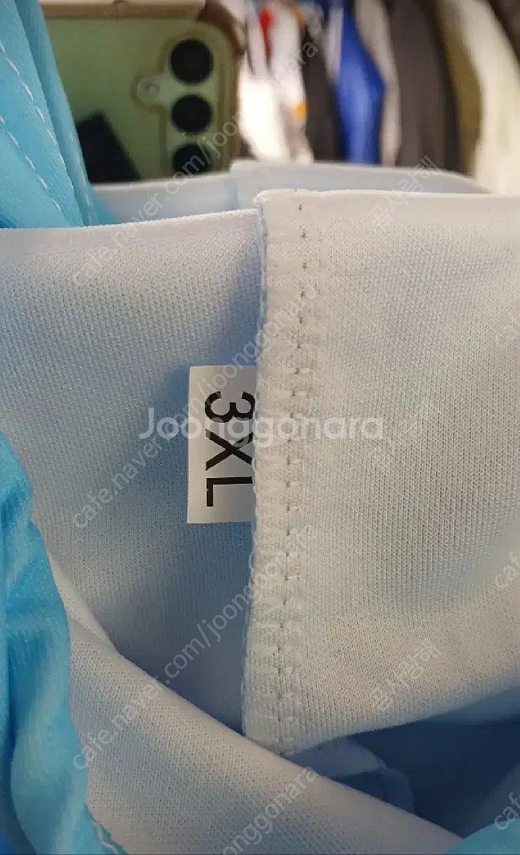 BMW 화이트 앤드 블루 후드 티셔츠(3XL)--7