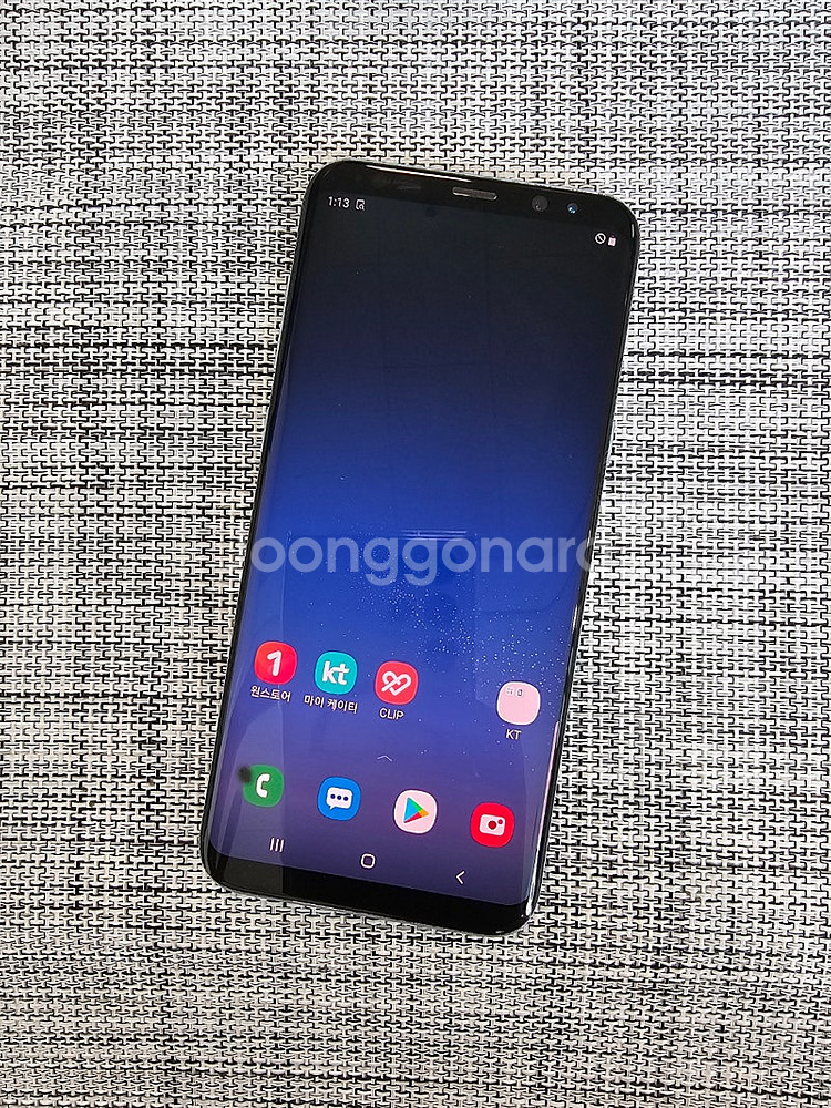 (미파손) 갤럭시 S8플러스 64G 블루 17년 4월개...--2