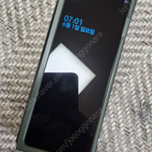 삼성전자 갤럭시Z 폴드3 12GB . 256GB 공기계 그린 ( S등급 , 중고 ) 팝니다.
