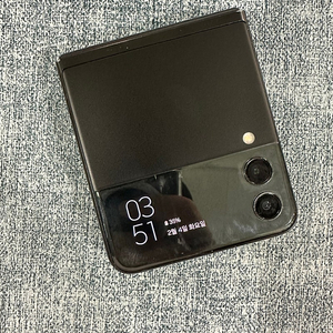 갤럭시Z플립3 256G 블랙 게임용 서브용 촬영용 기능정상 6만원 판매해요