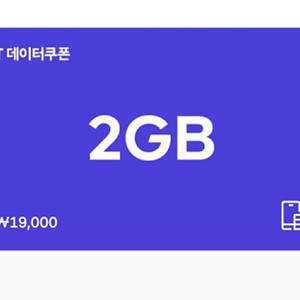 SK 데이터쿠폰 2GB