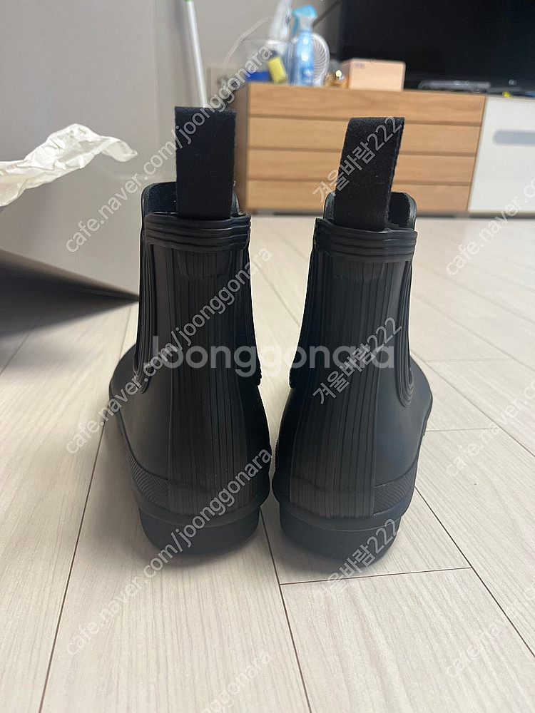 (새상품) 헌터 우먼스 오리지널 첼시 레인 부츠 숏 블...--4