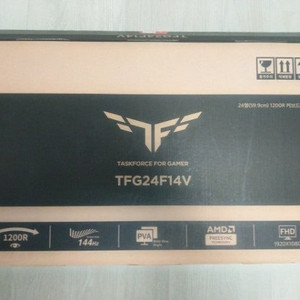 한성컴퓨터 TFG24F14V 1200R 커브드 게이밍 24인치 모니터