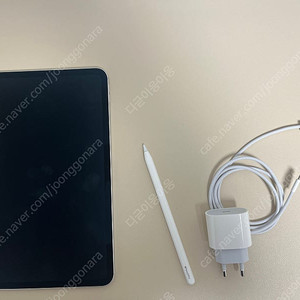 아이패드 프로 11 M4 Wi-Fi + Cellular 2TB Nano-texture 글래스 - 실버 (애플케어플러스 등록) +애플 펜슬프로 일괄 팝니다 .