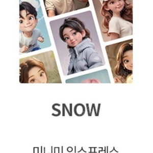 스노우 어플 미니미 익스프레스 1회 이용권 천원