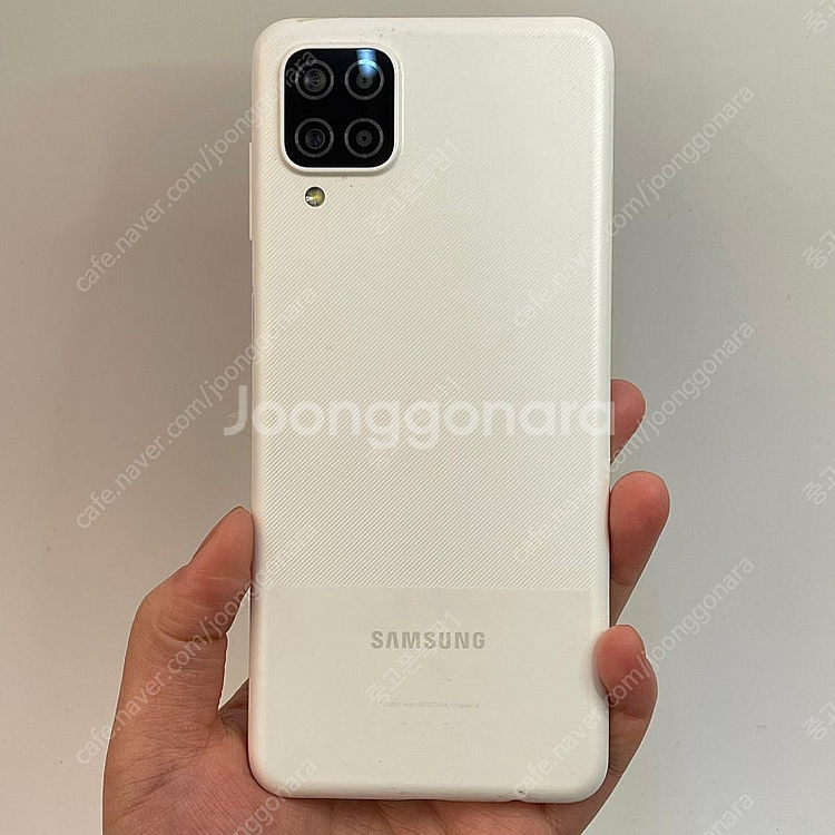 63474(울산중고폰) 갤럭시A12 화이트 32GB 판...--1