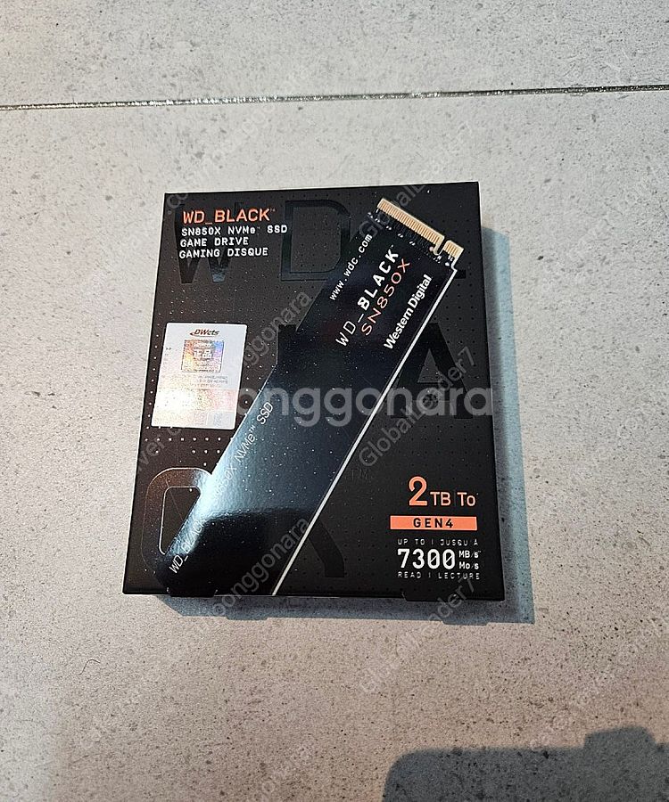 WD BLACK SSD SN 850X 2TB 미개봉 새...--0