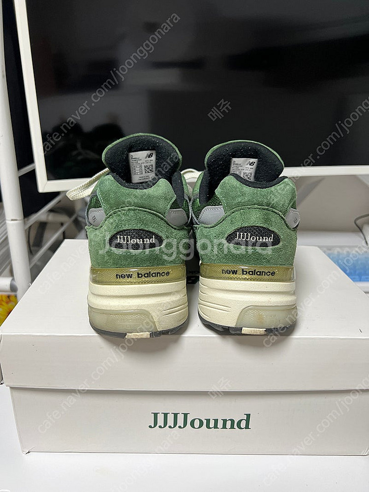 뉴발란스992 jjjjound 그린 265mm(ㄹㅍ)--2