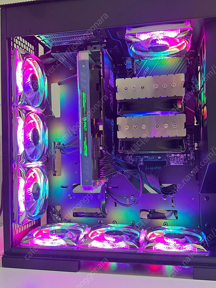 7800X3D 64GB 2TB 컴퓨터 + LG 32인치 144HZ 모니터 하이엔드 본체 급쳐 대전 이미지