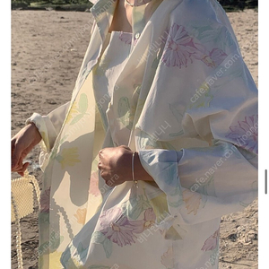 제주그꽃 silk jacquard shirt 실크 자카드 셔츠