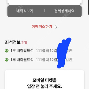 6월20일 롯데 삼성 사직경기 티켓