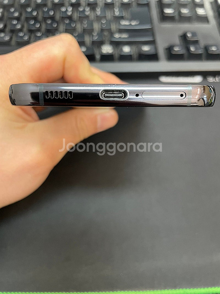 갤럭시S22플러스 블랙 256GB 무잔상 상태좋은 중고...--5