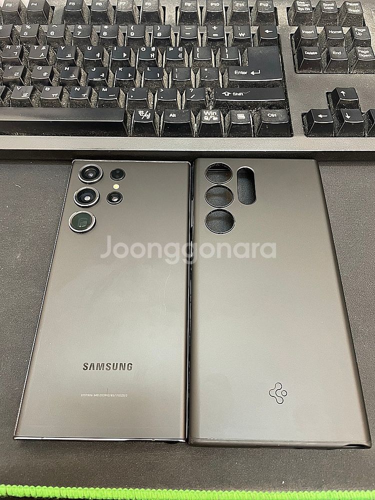 갤럭시S23울트라 블랙 512GB 무잔상 상태좋은 중고...--1