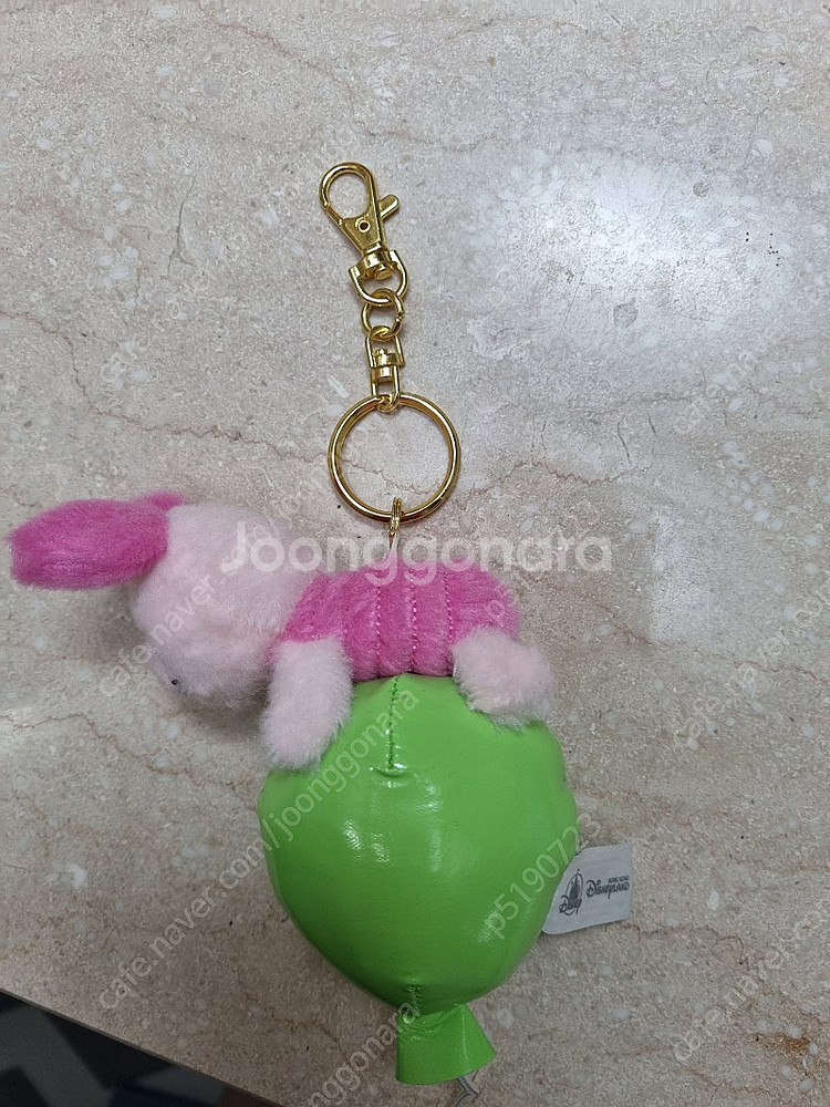 홍콩 디즈니랜드 정품 피글렛 키링 피그렛 열쇠고리--5