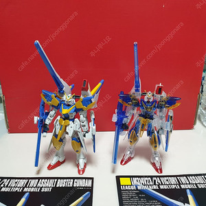 건담 가조립 가조 조립품 2종 일괄 hg v2 어썰트 버스터 클리어