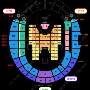 블랙핑크 일요일콘서트 E10 2연석 양도합니다.