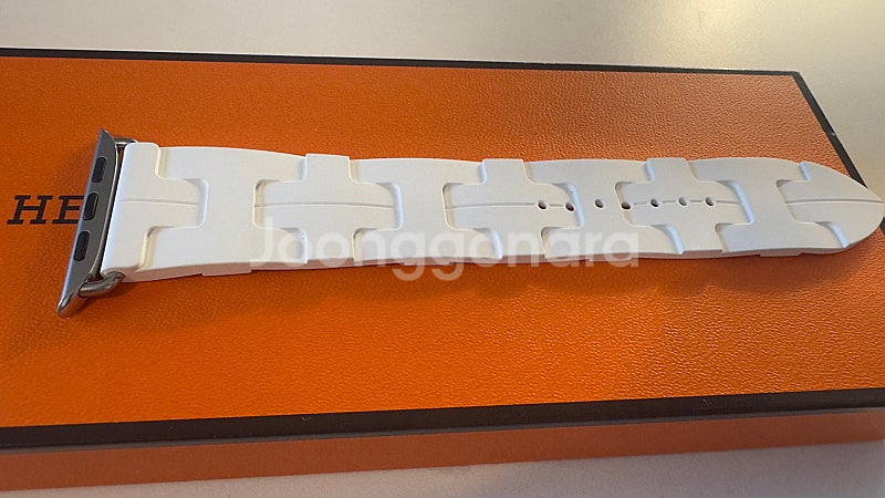 애플워치 에르메스 46MM 신상 킬림밴드 블랑 색상 판...--1