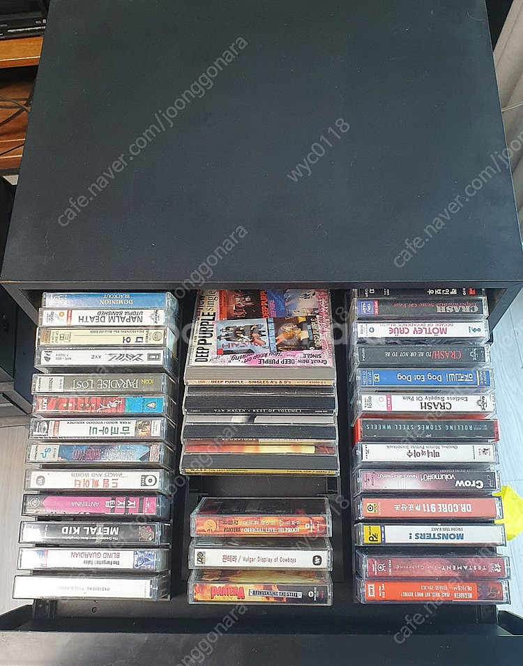 롯데 CD.카세트테이프 보관함--1