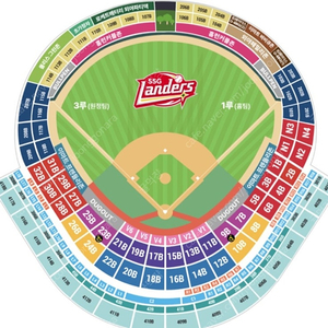 [당일] 6/14(토) SSG랜더스 vs 롯데 3루 덕아웃상단석 통로석 2~6연석 양도