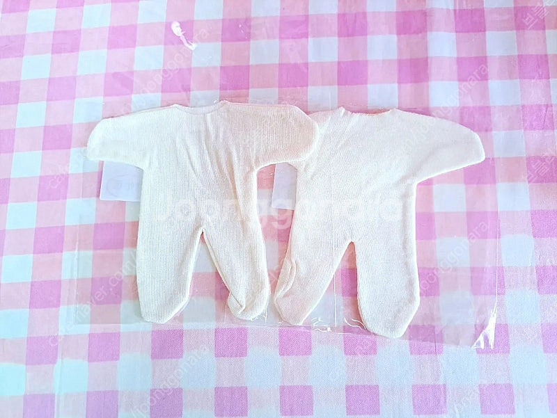 [미개봉] 솜인형 이염방지복(살색) 20cm 2벌 세트--0