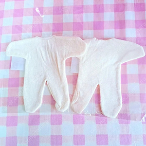 [미개봉] 솜인형 이염방지복(살색) 20cm 2벌 세트