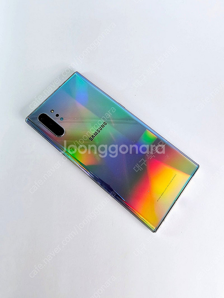 갤럭시 노트10플러스 256GB 아우라글로우 공기계 중...--2