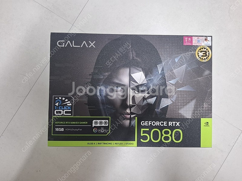 미개봉 새제품 갤럭시 지포스 RTX 5080 EX 팝니...--0