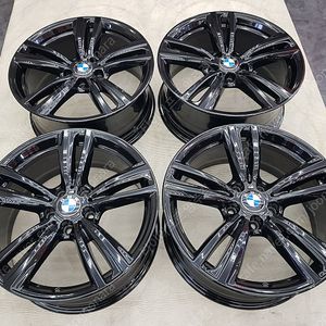 [판매]19인치 순정정품(중고)휠 BMW 3시리즈~4시리즈 442M PCD120 유광블랙(분체도장) 판매