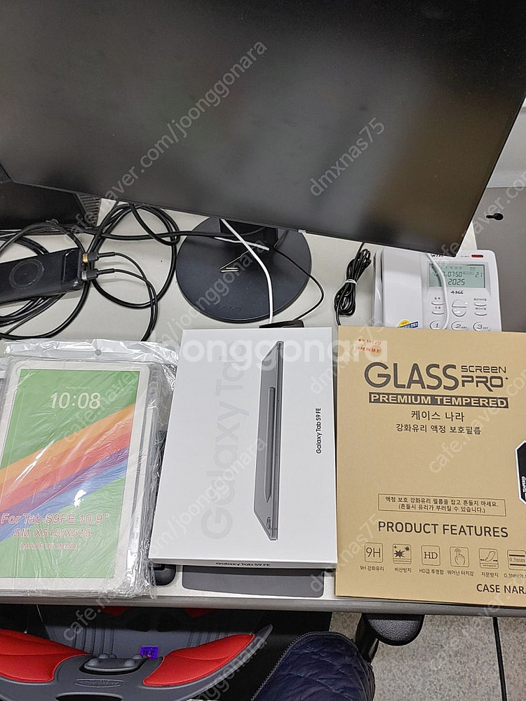 갤럭시탭 S9FE wifi 그레이 128G 미개봉 풀....--1