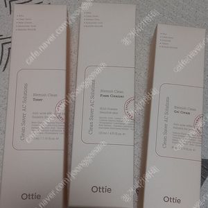 오띠 블레미쉬 클린 3종세트 팝니다 (토너 폼클렌징 젤크림)