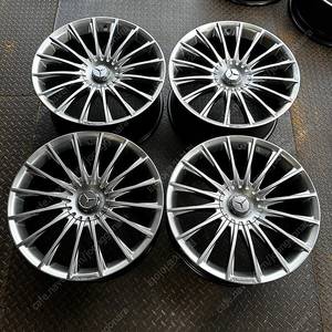 20인치 벤츠 S65 AMG 하이퍼실버 정품 중고휠 1대분(무기스)