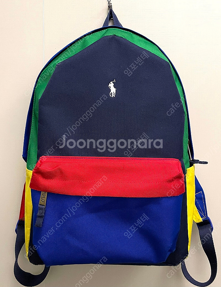 POLO RL 폴로랄프로렌 멀티 컬러블록 백팩 가방--0