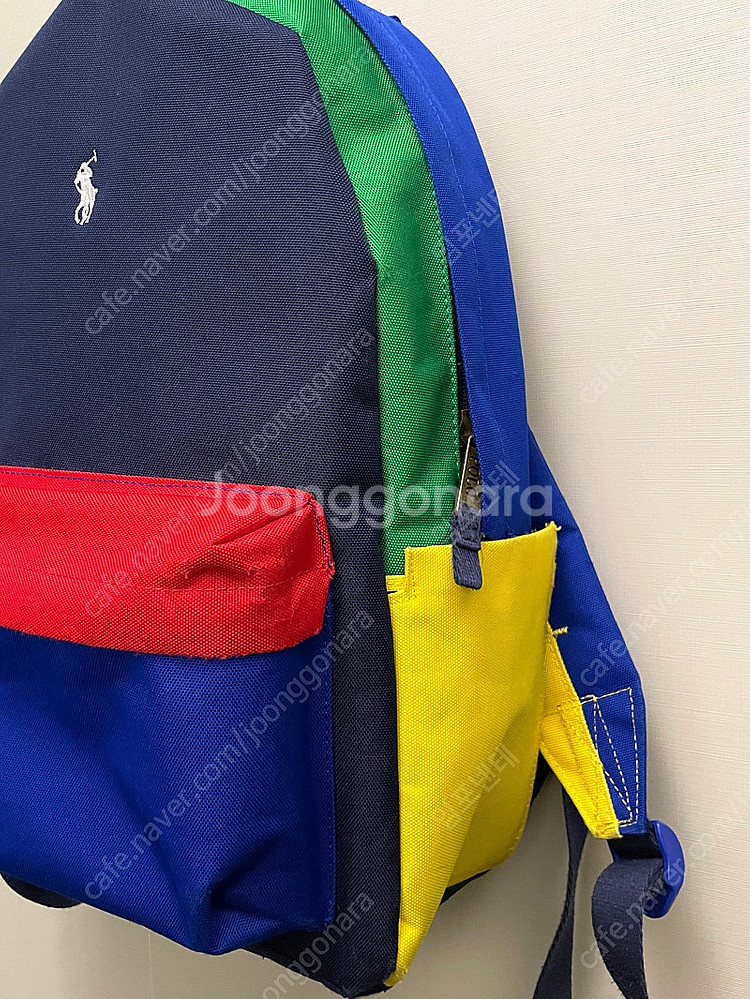 POLO RL 폴로랄프로렌 멀티 컬러블록 백팩 가방--1