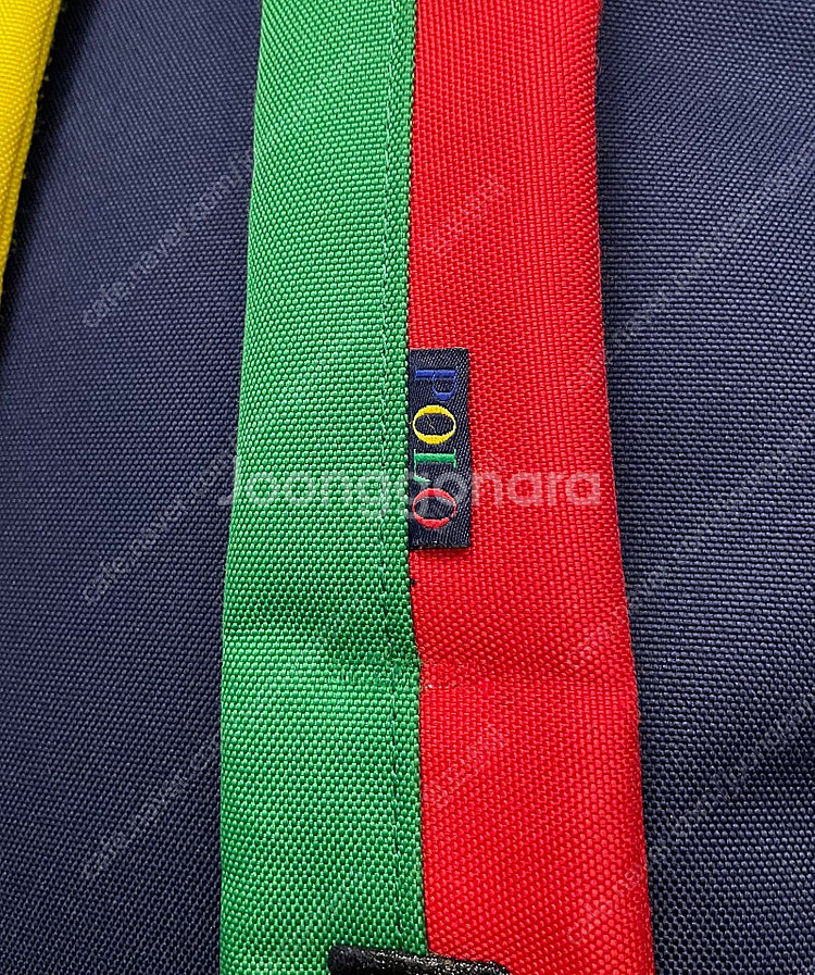 POLO RL 폴로랄프로렌 멀티 컬러블록 백팩 가방--7
