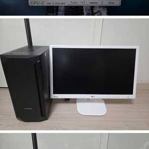 i3 13100, H610M K, DDR5 5600 8기가 본체 + 27인치 LG 모니터 (TV겸용)